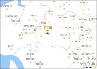 map of Beni