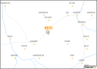 map of Béni