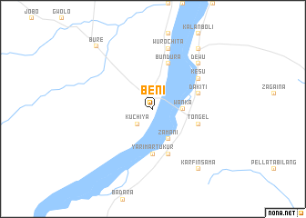 map of Beni