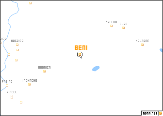 map of Beni