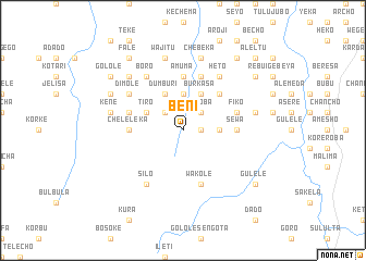 map of Benī