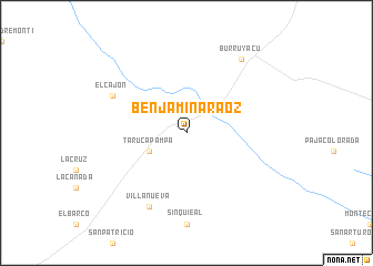 map of Benjamín Aráoz