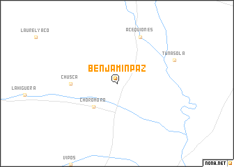 map of Benjamín Paz