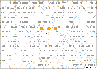 map of Benjamin