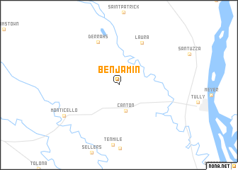 map of Benjamin