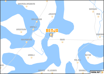 map of Benja