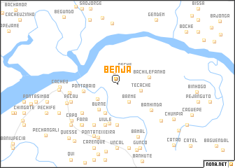 map of Benja