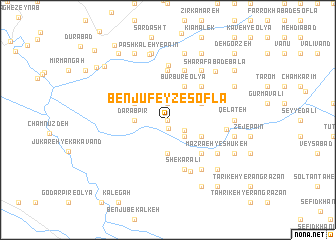 map of Benjufeyẕ-e Soflá