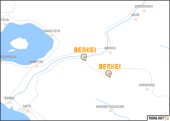 map of Benkei