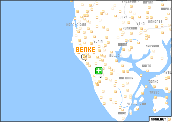 map of Benke