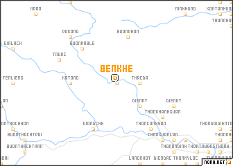 map of Bến Khè