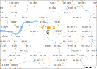 map of Benkia