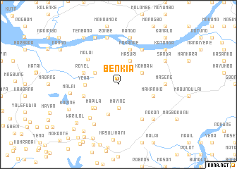 map of Benkia