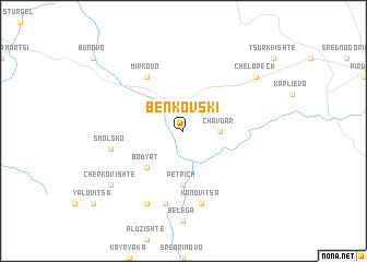 map of Benkovski