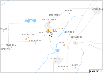 map of Benld