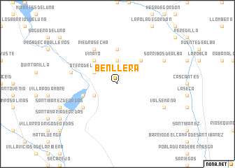 map of Benllera