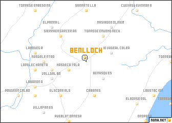 map of Benlloch