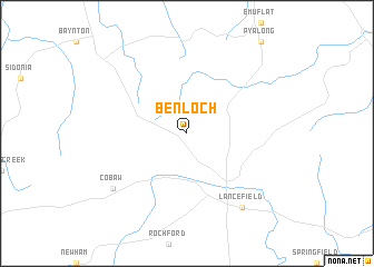 map of Benloch