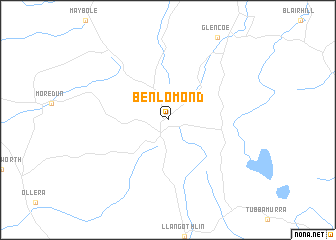 map of Ben Lomond