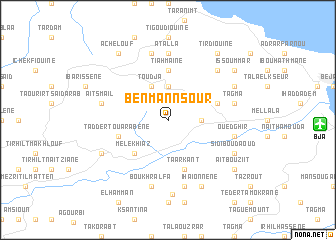 map of Ben Mannsour