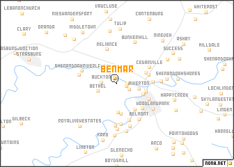 map of Ben Mar
