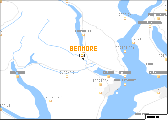 map of Benmore
