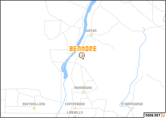 map of Benmore