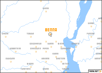 map of Benna