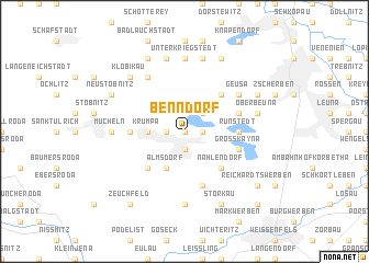 map of Benndorf