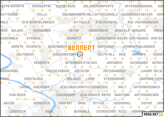 map of Bennert