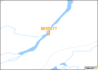 map of Bennett