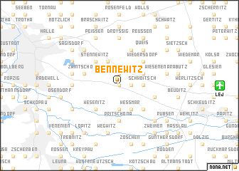 map of Bennewitz