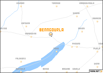 map of Benngourla