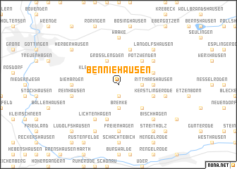 map of Benniehausen