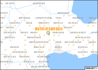 map of Benningbroek