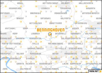map of Benninghoven