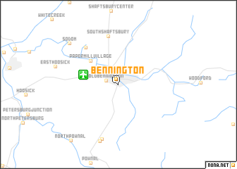 map of Bennington
