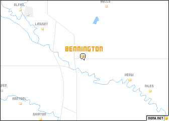 map of Bennington