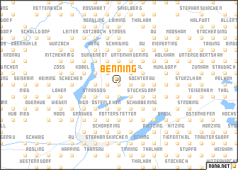 map of Benning