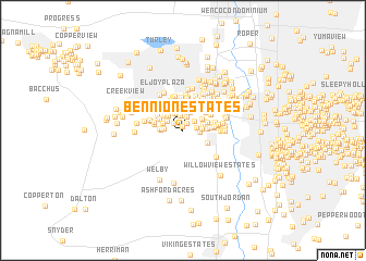 map of Bennion Estates