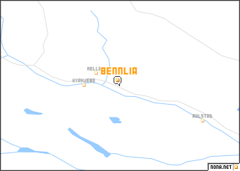 map of Bennlia