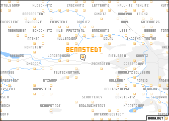 map of Bennstedt