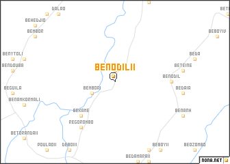 map of Benodil II