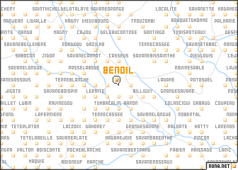 map of Benoil