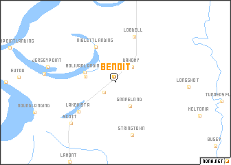 map of Benoit