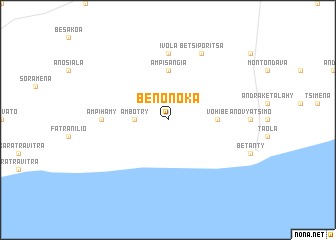 map of Benonoka