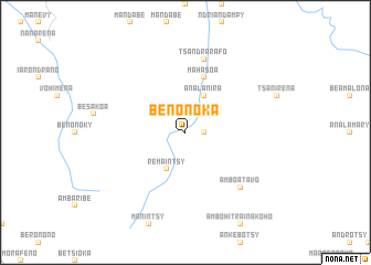 map of Benonoka