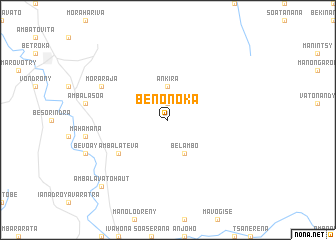 map of Benonoka