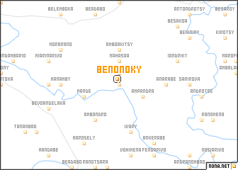 map of Benonoky