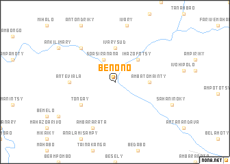 map of Benono